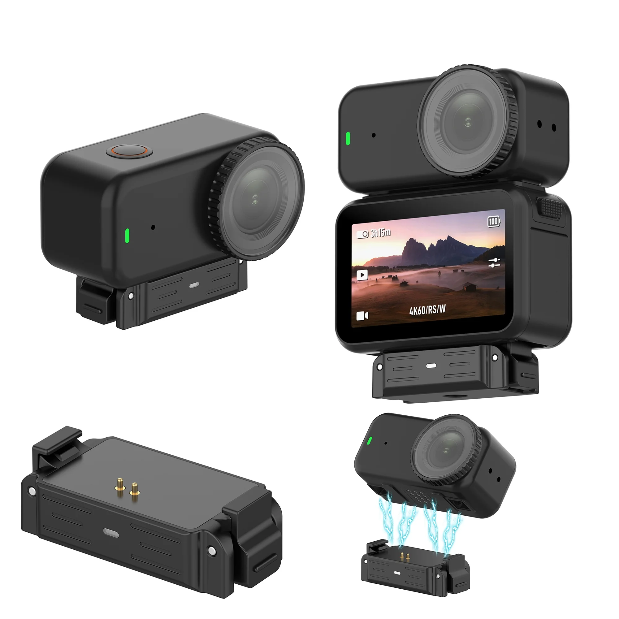 For DJI Osmo Nano Camera Quick-Release Charging Adapter Base
For DJI Osmo Nano Camera Quick-Release Charging Adapter Base