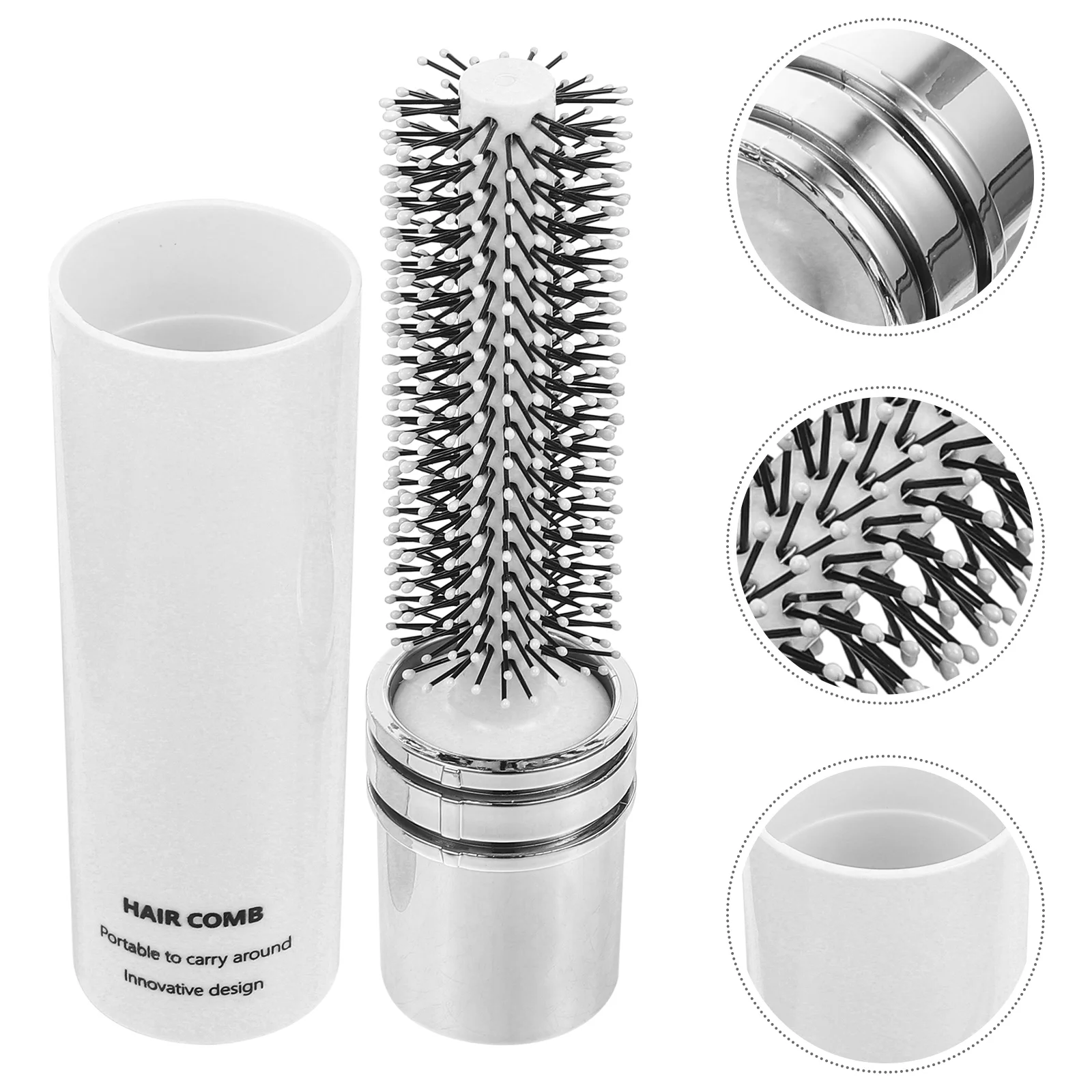 Portable Curling Comb Hair Styling Brush Travel Round Hairbrush Blow Drying Retractable Mini Roller Small for Short Women Curly
Portable Curling Comb Hair Styling Brush Travel Round Hairbrush Blow Drying Retractable Mini Roller Small for Short Women Curly