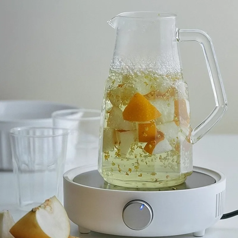 Thickened glass pot Food grade borosilicate high temperature resistant flower fruit tea brewing teapot
Thickened glass pot Food grade borosilicate high temperature resistant flower fruit tea brewing teapot