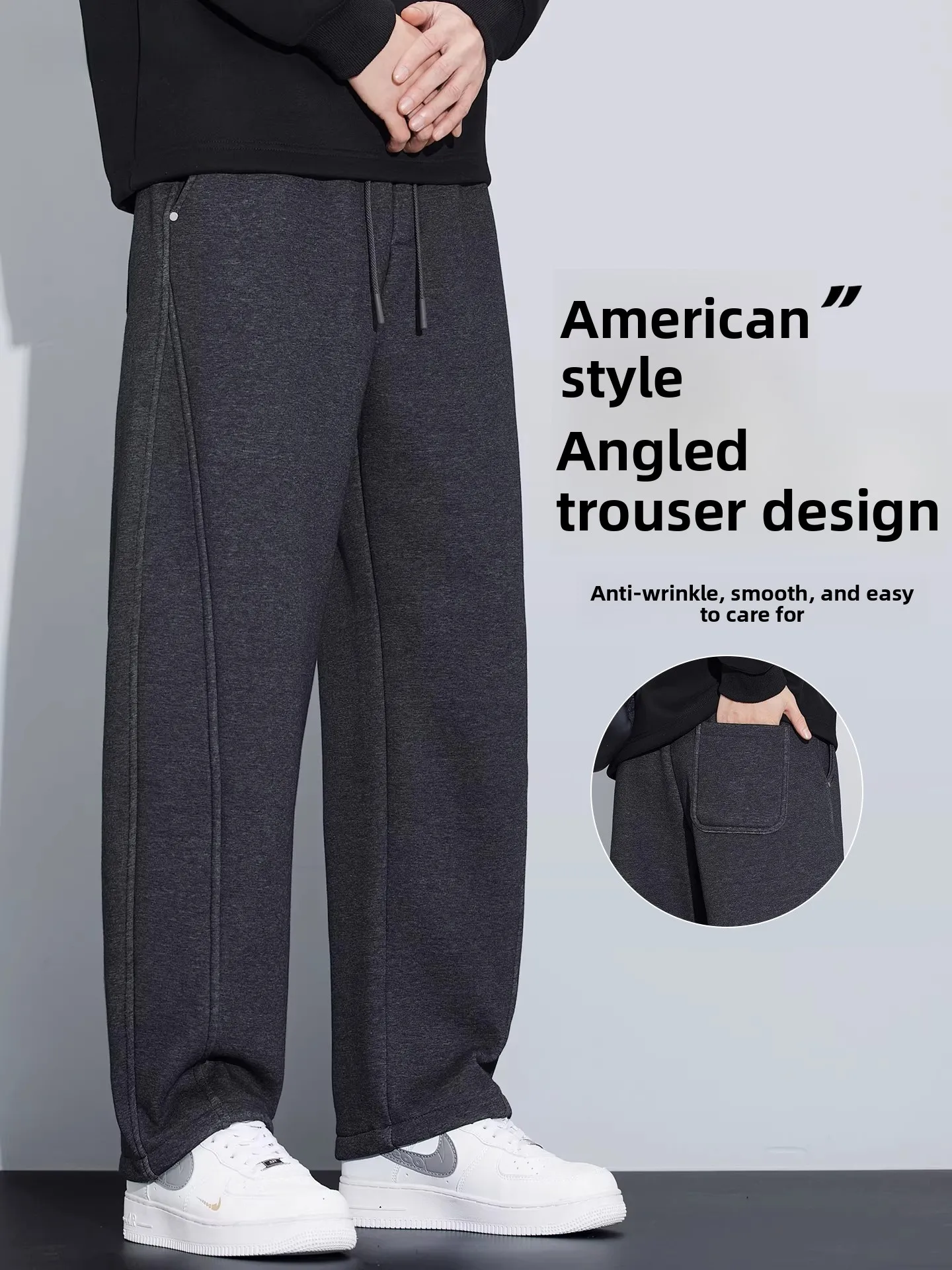 Men's Casual Straight Leg Pants Spring Autumn Sle Knife Comfortable Air Layered Loose Fit Faionable Casual Trousers
Men's Casual Straight Leg Pants Spring Autumn Sle Knife Comfortable Air Layered Loose Fit Faionable Casual Trousers