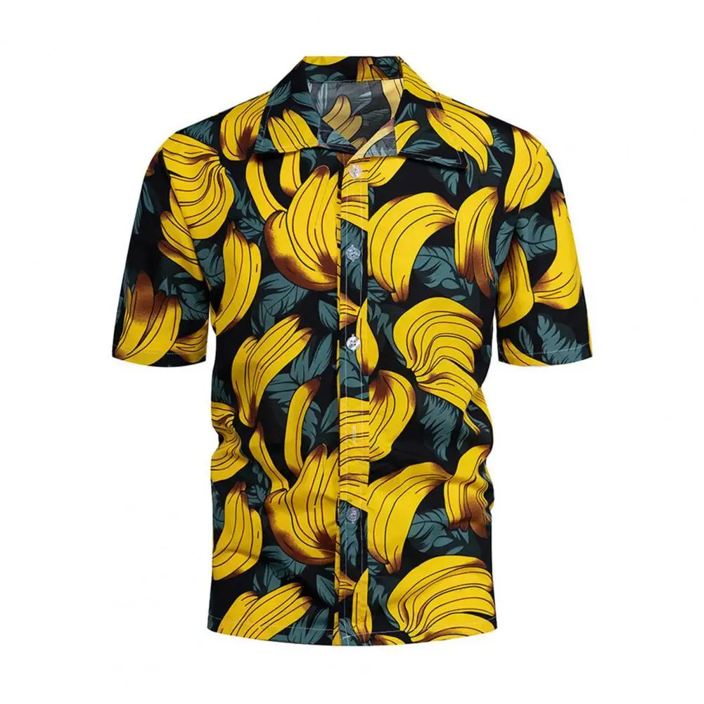 Men Shirt Banana Pattern Single-breasted Summer Hawaiian Buttons Shirt for Men camisa masculina рубашка мужская
Men Shirt Banana Pattern Single-breasted Summer Hawaiian Buttons Shirt for Men camisa masculina рубашка мужская