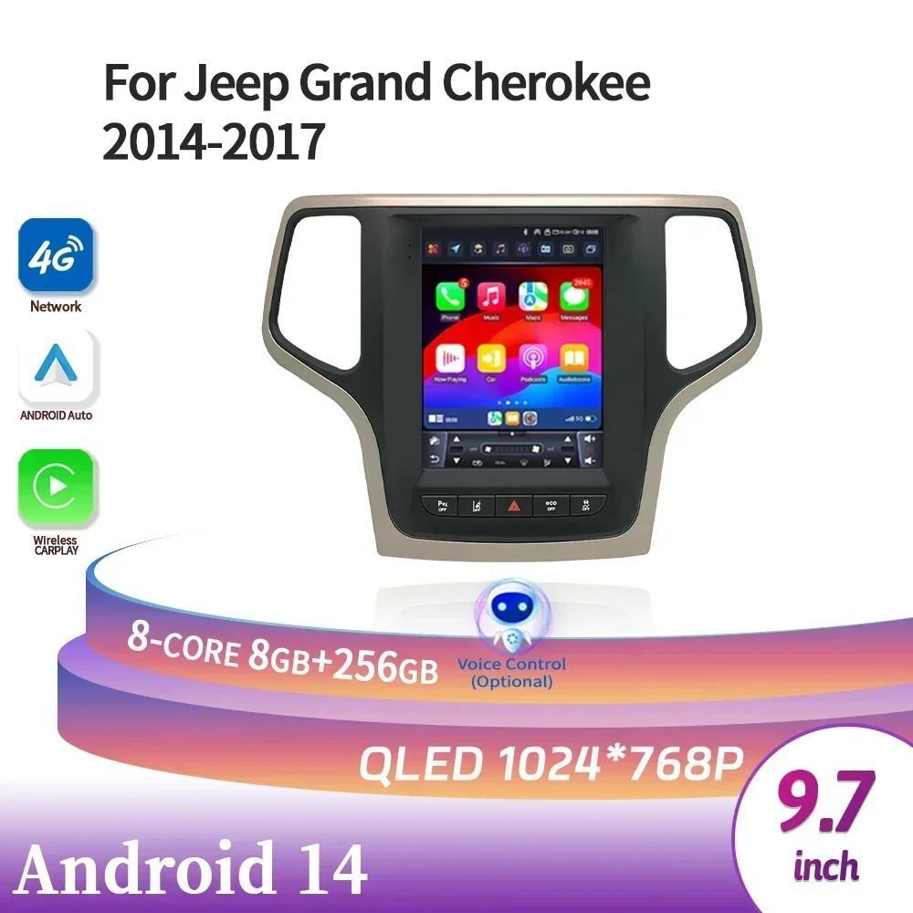 9.7inch Android 14 Car Radio For Jeep Grand Cherokee 2014-2017 Stereo Multimedia 4G GPS Wireless BT Carplay Touch Screen Stereo
9.7inch Android 14 Car Radio For Jeep Grand Cherokee 2014-2017 Stereo Multimedia 4G GPS Wireless BT Carplay Touch Screen Stereo
