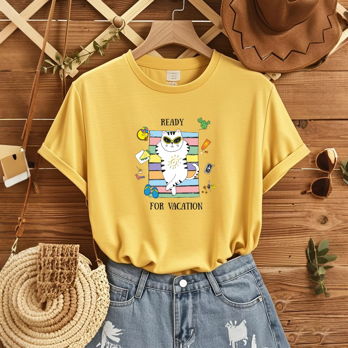 Women's T-Shirt Casual Round Neck Short Sleeve Beach Vacation Graphic Print Breathable Fit 2025 New Fashion Trend
Women's T-Shirt Casual Round Neck Short Sleeve Beach Vacation Graphic Print Breathable Fit 2025 New Fashion Trend