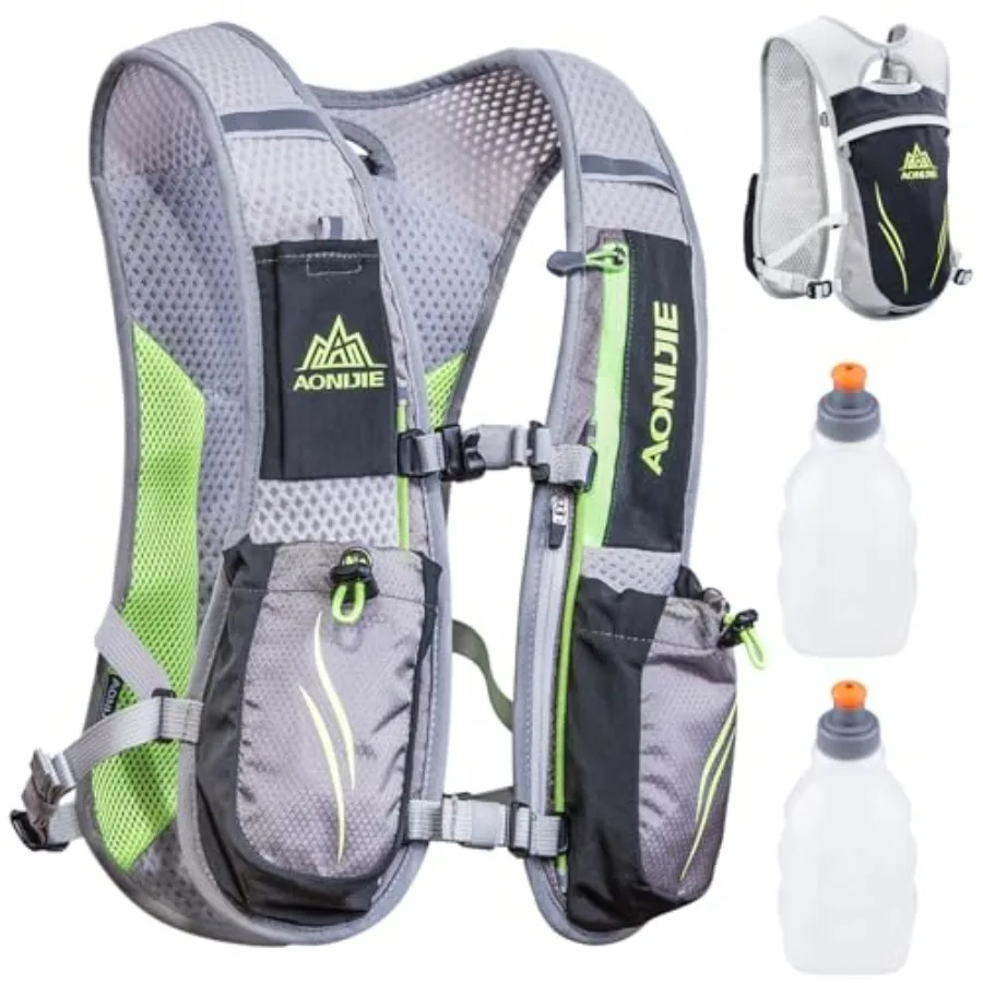 Hydration Running Vest Backpack Pack 5L 5.5L for Women and Men Jogging Trail Race Marathon Cycling Hiking
Hydration Running Vest Backpack Pack 5L 5.5L for Women and Men Jogging Trail Race Marathon Cycling Hiking