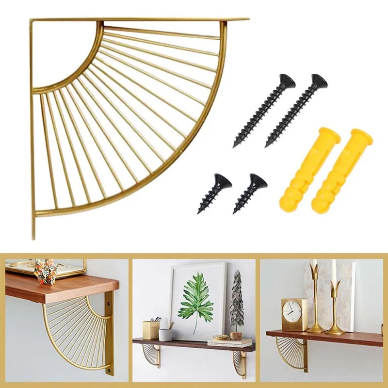Nordic Metal Wall Mount Shelf Bracket Black Gold L-shaped Heavy Duty Support Shelf Holder DIY Home Wall Decor
Nordic Metal Wall Mount Shelf Bracket Black Gold L-shaped Heavy Duty Support Shelf Holder DIY Home Wall Decor