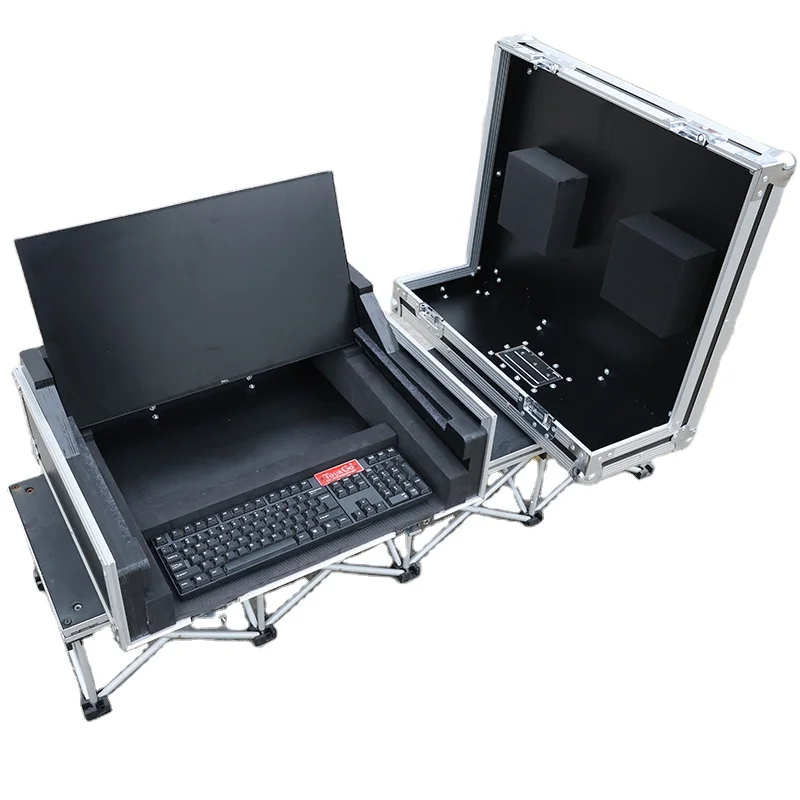 Customized Monitor Dual Touch Screen Workstation Flight Road Case for 24'' DELL Computer Monitors
Customized Monitor Dual Touch Screen Workstation Flight Road Case for 24'' DELL Computer Monitors