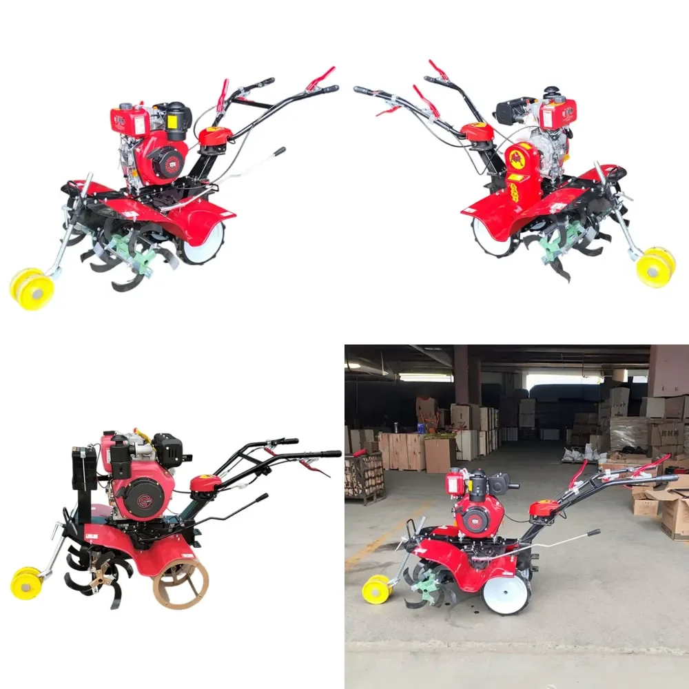 LiYing Diesel-Powered Four-Wheel Drive Mini Power Tiller for Farm Field Management High Productivity & Easy Operation
LiYing Diesel-Powered Four-Wheel Drive Mini Power Tiller for Farm Field Management High Productivity & Easy Operation