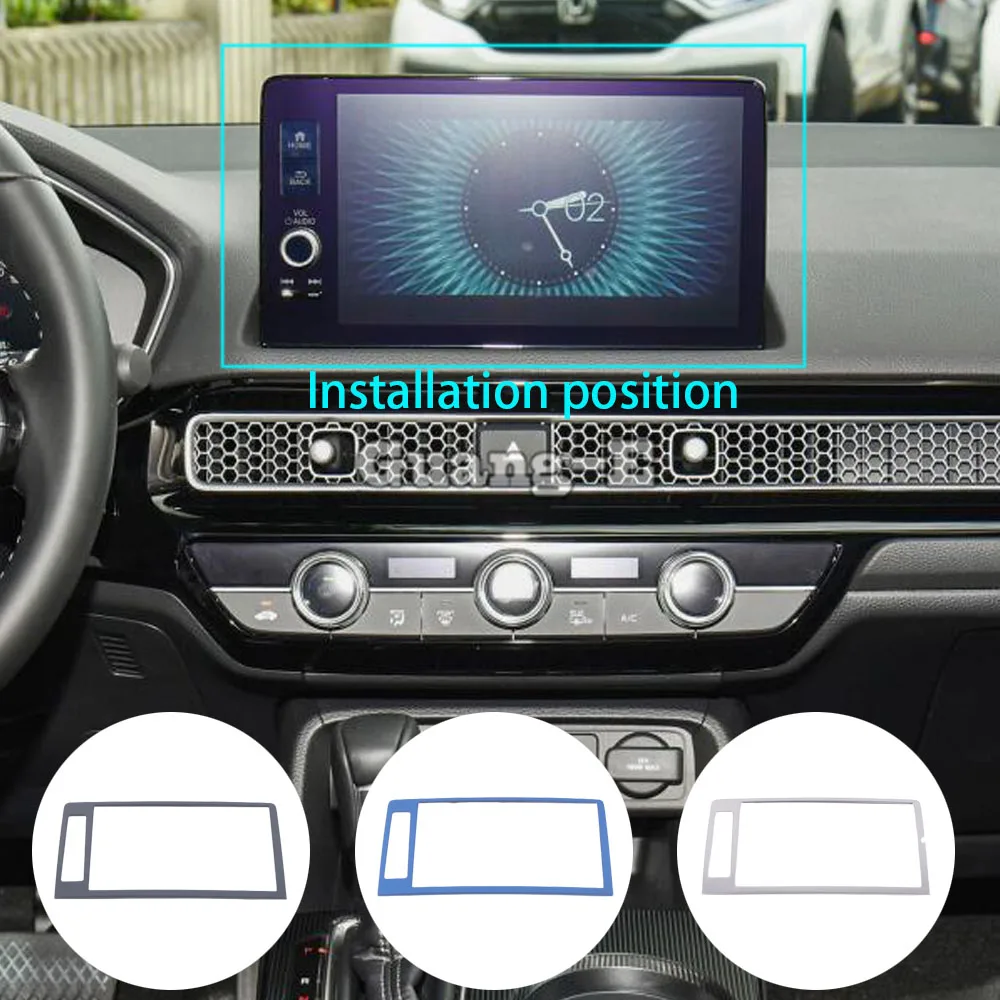For Honda Civic 11th Gen 2022 2023 2024 Stainless Steel Navigation Display Decoration Frame Trim GPS Interior Accessories 1Pcs
For Honda Civic 11th Gen 2022 2023 2024 Stainless Steel Navigation Display Decoration Frame Trim GPS Interior Accessories 1Pcs