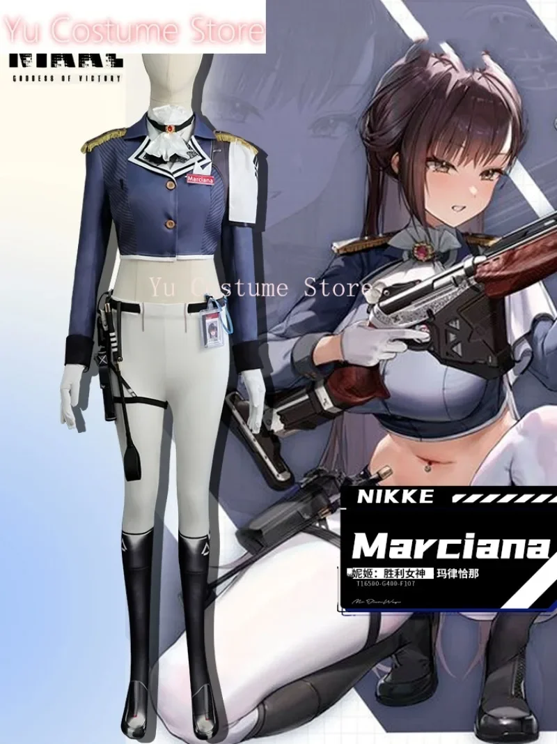 Goddess Of Victory: Nikke Maruciana Women Cosplay Costume Cos Game Anime Party Uniform Hallowen Play Role Clothes Clothing
Goddess Of Victory: Nikke Maruciana Women Cosplay Costume Cos Game Anime Party Uniform Hallowen Play Role Clothes Clothing