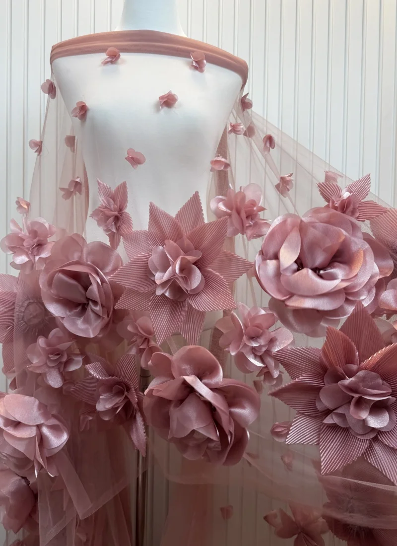 3D Flower African Sequins Beaded Lace Fabric 2026 High Quality Embroidery Onion French Nigerian Lace Fabric for Wedding Dress
3D Flower African Sequins Beaded Lace Fabric 2026 High Quality Embroidery Onion French Nigerian Lace Fabric for Wedding Dress