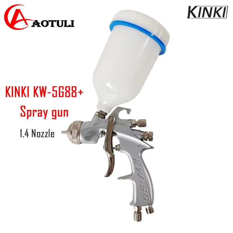 Spray Gun KINKI 88+ Upper Pot 1.4 Nozzle Automotive Paint High Pressure Spray Gun High Atomization Industrial Spray Gun Tool
Spray Gun KINKI 88+ Upper Pot 1.4 Nozzle Automotive Paint High Pressure Spray Gun High Atomization Industrial Spray Gun Tool