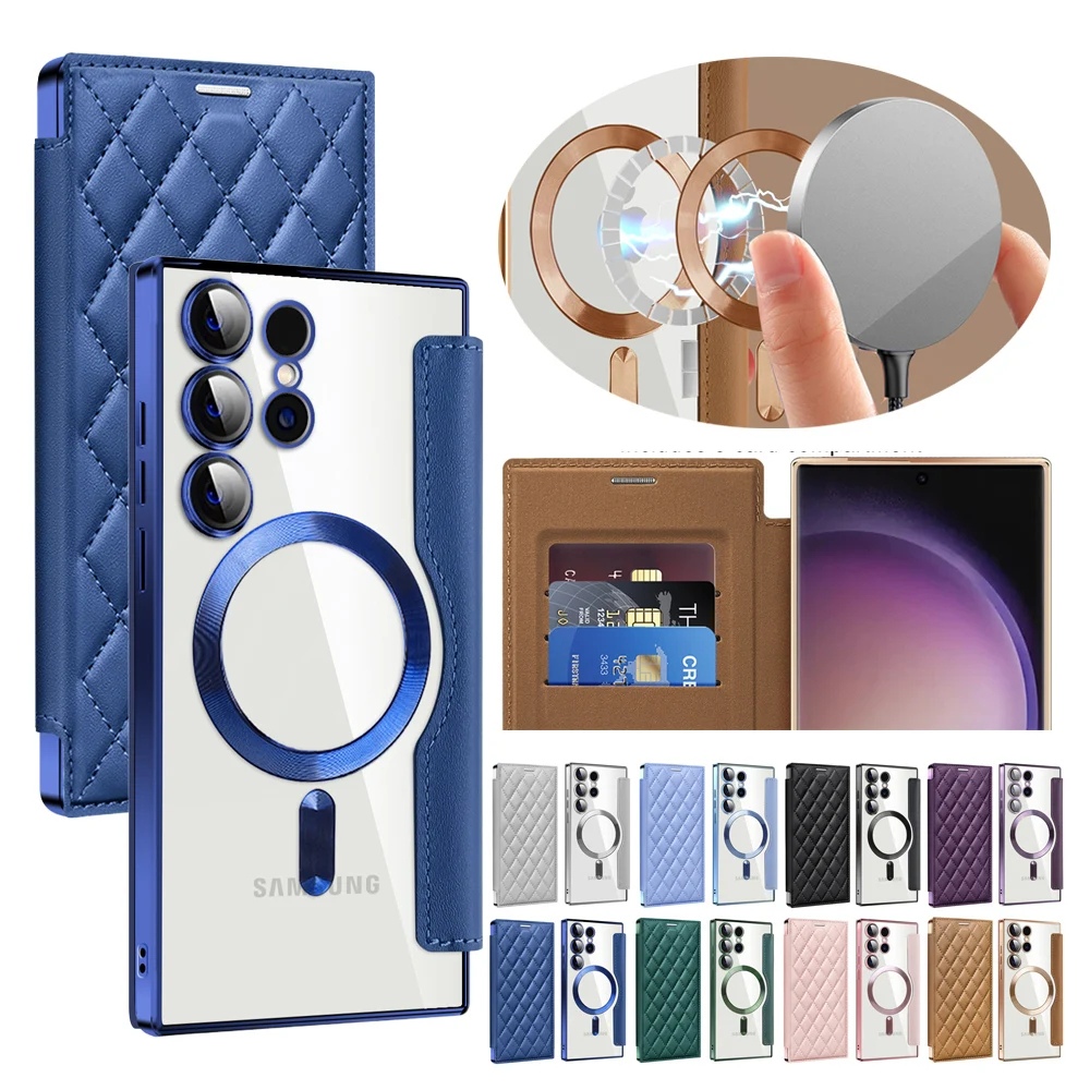 Leather Flip Case for Samsung Galaxy S26 S25 S24 S23 Plus Ultra S25U Card Holder Magnetic Camera Protection Phone Cover
Leather Flip Case for Samsung Galaxy S26 S25 S24 S23 Plus Ultra S25U Card Holder Magnetic Camera Protection Phone Cover