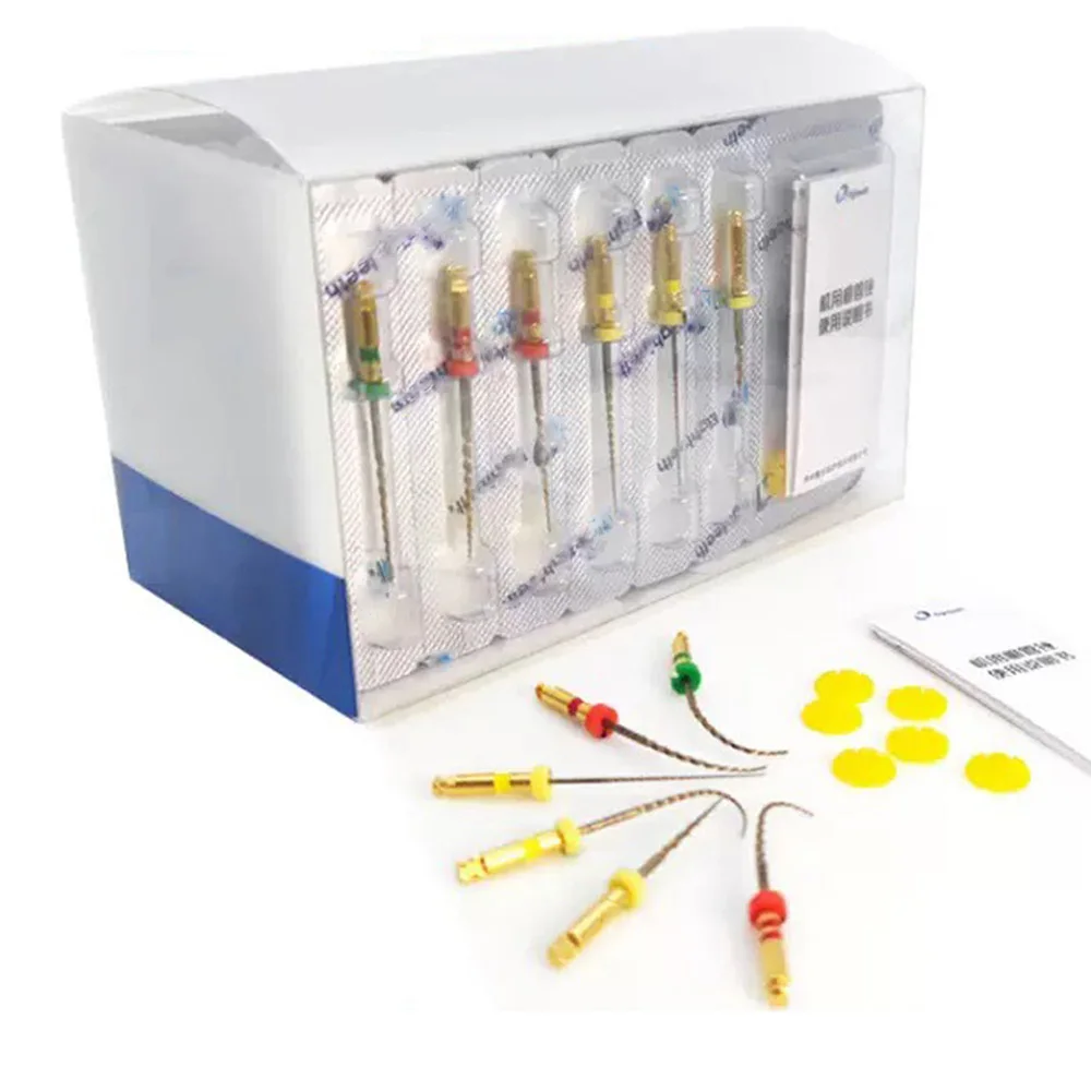 30Pcs/5set Dental Niti Rotary Endodontic Files Heat Activated Flexible Root Canal Preparat E-FLEX gold Heat Activated NiTi File
30Pcs/5set Dental Niti Rotary Endodontic Files Heat Activated Flexible Root Canal Preparat E-FLEX gold Heat Activated NiTi File