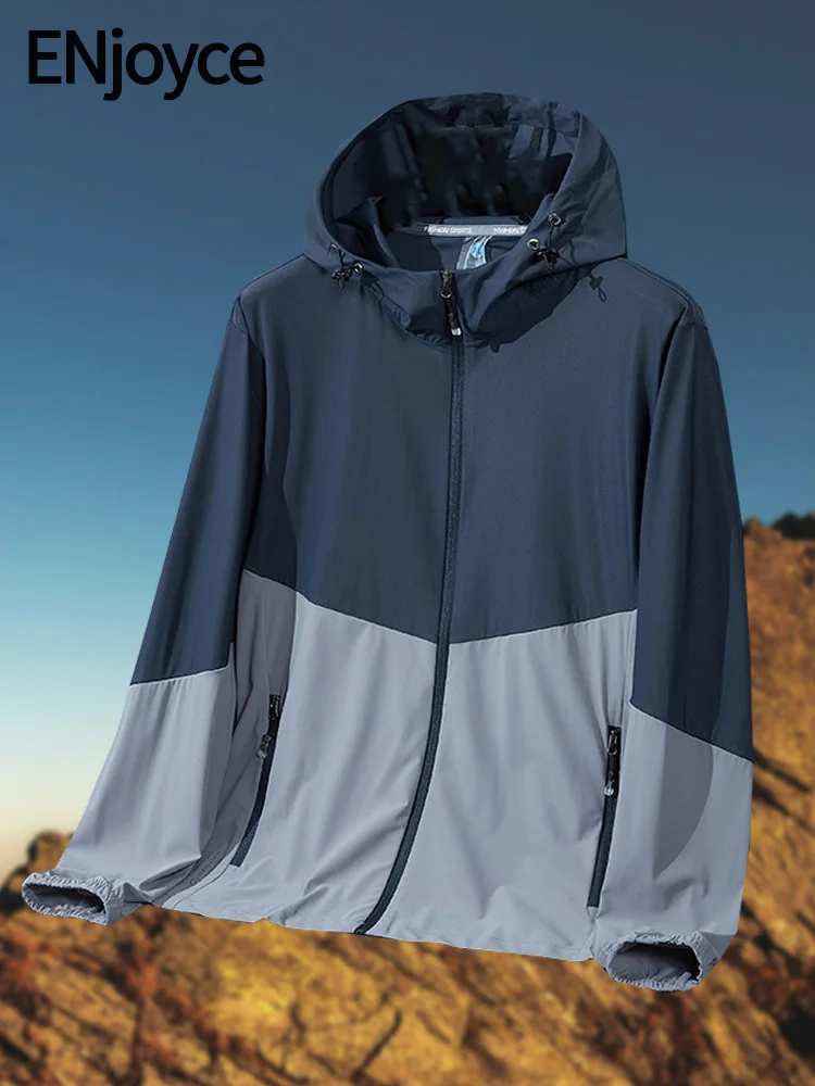 ENjoyce Summer Women Men Contrast Color Ultra Thin Breathable Coats Streetwear Couple Thin Sun Protection Hooded Jacket
ENjoyce Summer Women Men Contrast Color Ultra Thin Breathable Coats Streetwear Couple Thin Sun Protection Hooded Jacket