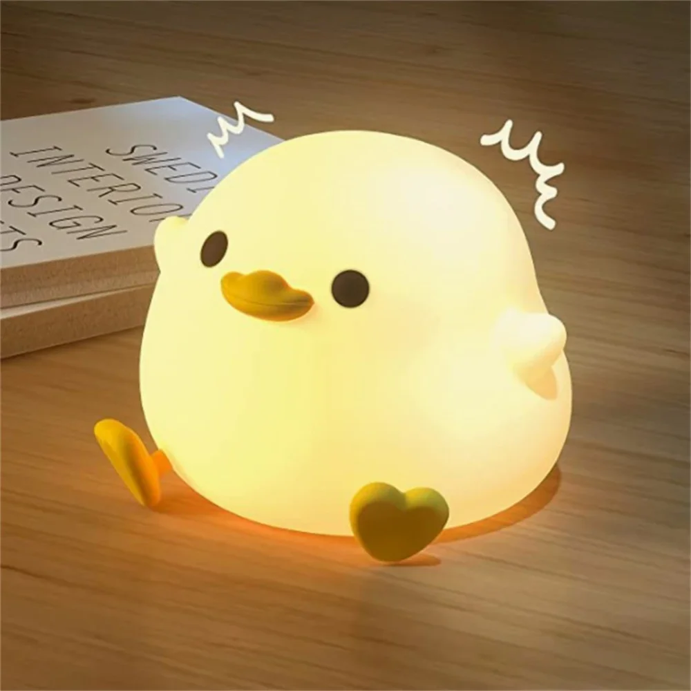Cute Silica Gel Bean Duck Night Light With Sensor Rechargeable Table Lamp Bedside Lamp Bedroom Living Room
Cute Silica Gel Bean Duck Night Light With Sensor Rechargeable Table Lamp Bedside Lamp Bedroom Living Room