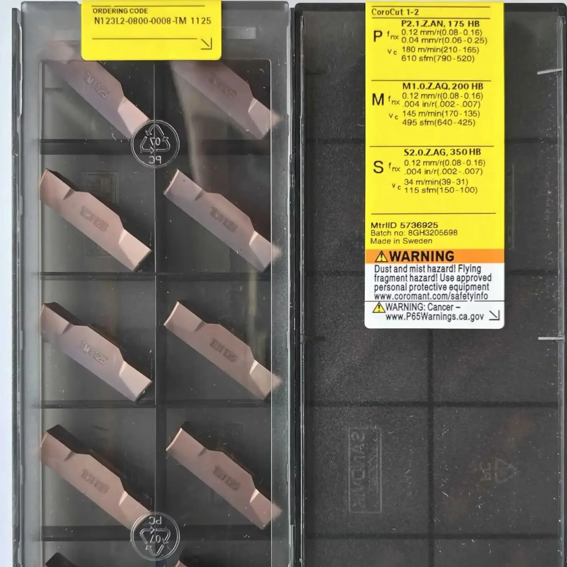 N123L2-0800-0008-TM 1125 /Alloy blade 10 PCS
N123L2-0800-0008-TM 1125 /Alloy blade 10 PCS