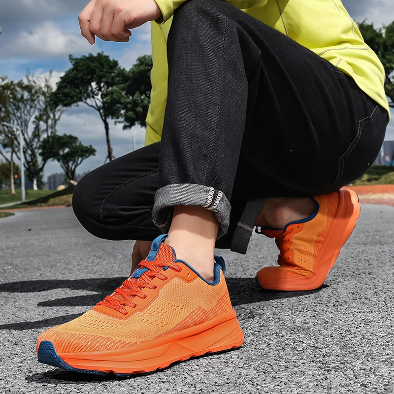 Men'S Lightweight And Breathable Sports Shoes Low Cut Lace Up Thick Soled Casual Shoes Comfortable Soft Soled Running Shoes
Men'S Lightweight And Breathable Sports Shoes Low Cut Lace Up Thick Soled Casual Shoes Comfortable Soft Soled Running Shoes