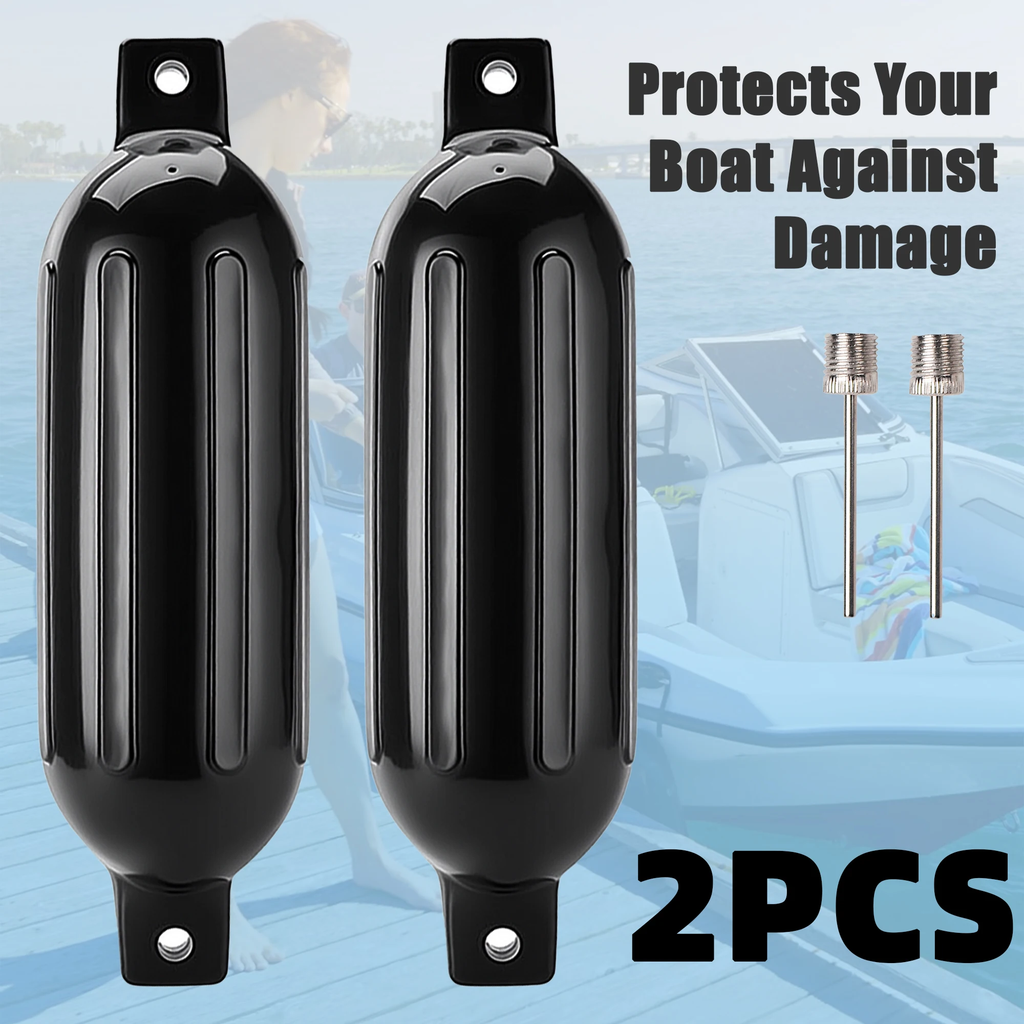 2pcs Boat Fenders Bumpers Marine Anti Collision Ball Inflatable Yacht Anti-Collision Protection Accessories Inflatable
2pcs Boat Fenders Bumpers Marine Anti Collision Ball Inflatable Yacht Anti-Collision Protection Accessories Inflatable