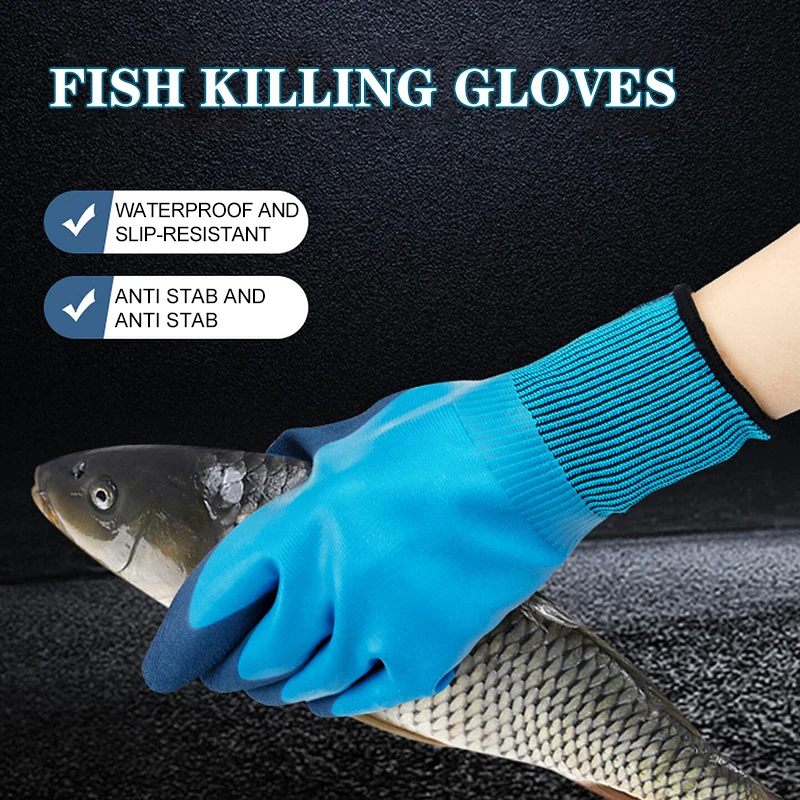 1 Pair Gloves For Killing Fish Puncture Resistant PVC Waterproof Slaughter Fish Catch Fish And Prevent Fish Bones For Kitchen
1 Pair Gloves For Killing Fish Puncture Resistant PVC Waterproof Slaughter Fish Catch Fish And Prevent Fish Bones For Kitchen