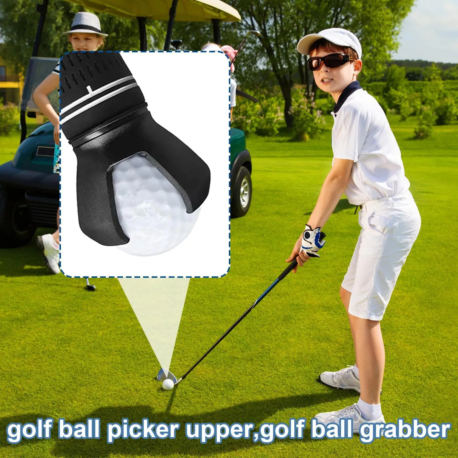 Mini Pick Up Golf Ball Picker Upper Claw Put On Putter Grip Sport Training Accessories Retriever Claw Sucker Tool For Golf Sport
Mini Pick Up Golf Ball Picker Upper Claw Put On Putter Grip Sport Training Accessories Retriever Claw Sucker Tool For Golf Sport