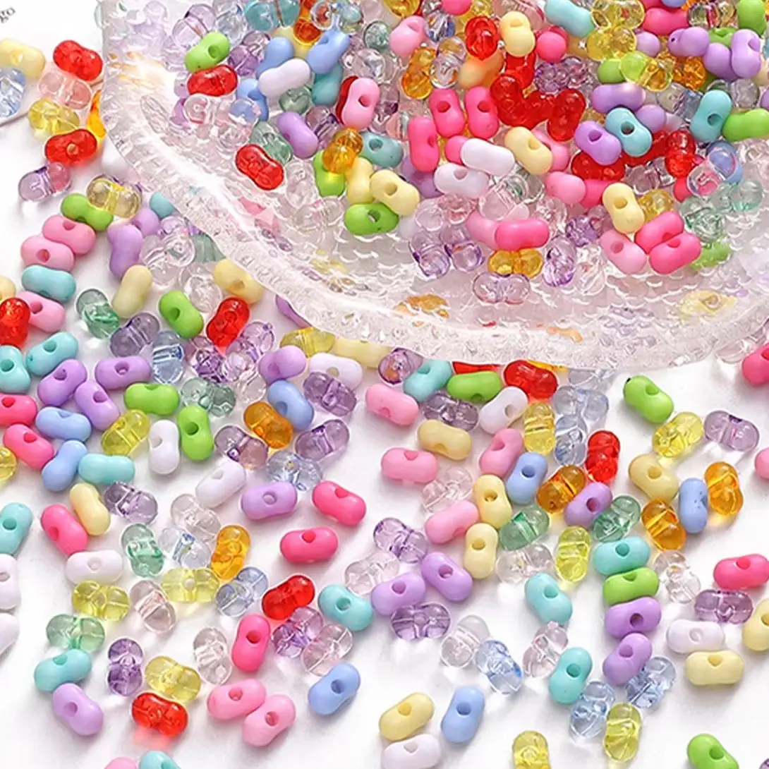 3x6mm 260pcs Color Mix Acrylic Peanuts Beads Mini Spacer Bead for DIY Bracelet Necklace Jewelry Making Accessories Supplies
3x6mm 260pcs Color Mix Acrylic Peanuts Beads Mini Spacer Bead for DIY Bracelet Necklace Jewelry Making Accessories Supplies