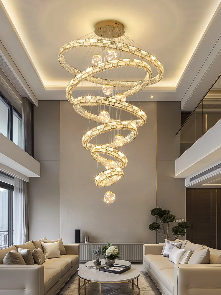 2025 Double-Storey Building Grand Chandelier High Ceiling Luxurious Open Staircase Landing Living Room Lamp High-And Villa Hall
2025 Double-Storey Building Grand Chandelier High Ceiling Luxurious Open Staircase Landing Living Room Lamp High-And Villa Hall