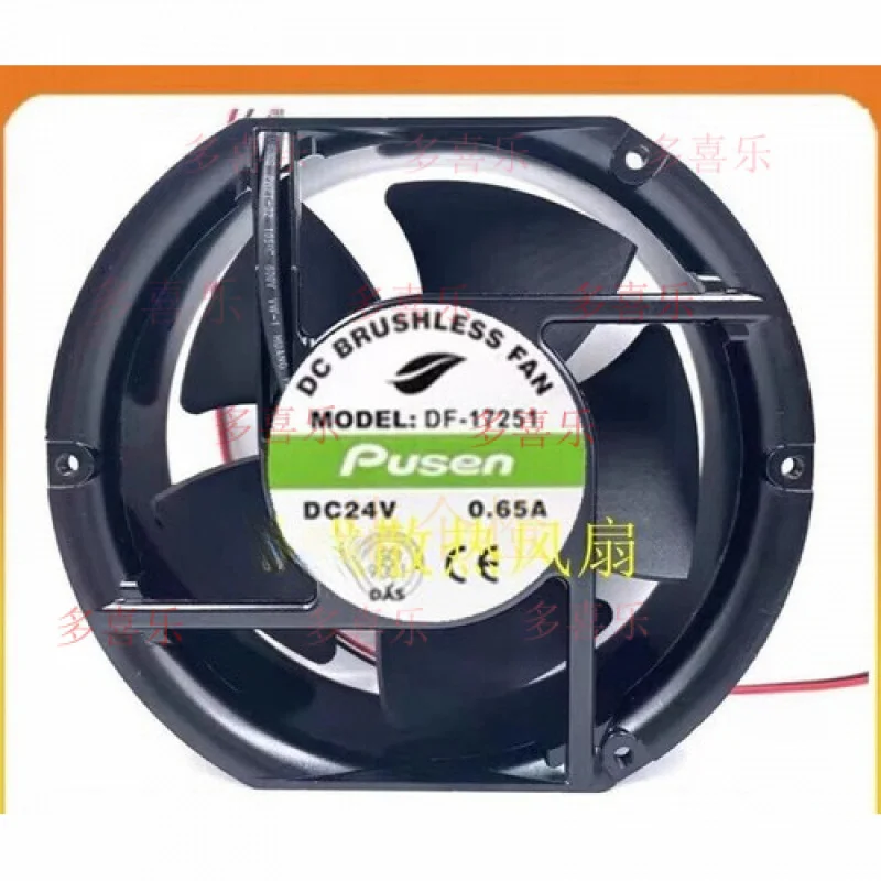 WW FOR Pusen DF-17251 DC24V 0.65A 17CM Metal Cooling Fan
WW FOR Pusen DF-17251 DC24V 0.65A 17CM Metal Cooling Fan