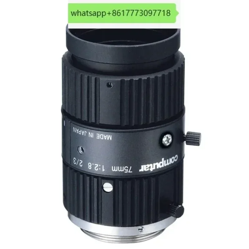 Japan Computar M7528-MP fixed focus 75mm 1.50 million pixel C-port industrial camera lens
Japan Computar M7528-MP fixed focus 75mm 1.50 million pixel C-port industrial camera lens