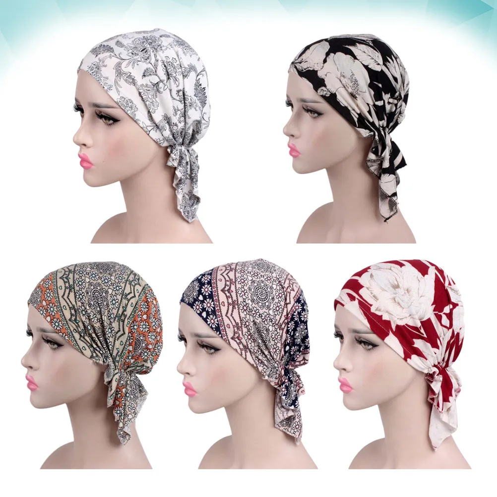 5 Pcs Flower Chemo Headwear for Women Turbans Hair Don't Care Hat Cool Hats Patients Cold Caps
5 Pcs Flower Chemo Headwear for Women Turbans Hair Don't Care Hat Cool Hats Patients Cold Caps