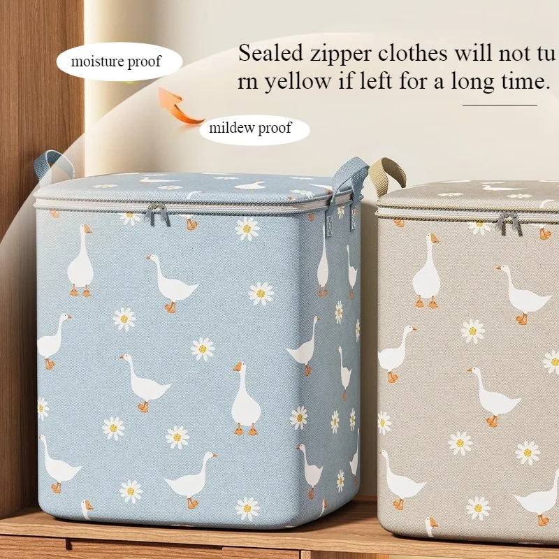 Blue Duck Storage Bag Quilt Storage Bag Large Capacity Clothes Quilt Organizing Bag Clothing Moving Moisture-proof Bag
Blue Duck Storage Bag Quilt Storage Bag Large Capacity Clothes Quilt Organizing Bag Clothing Moving Moisture-proof Bag