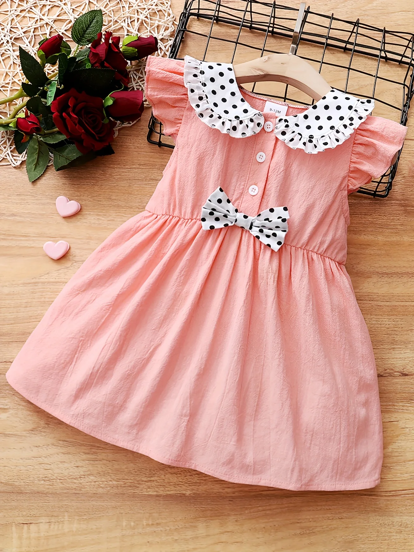 Fashion Summer Baby Girl Pink Casual Dress Polka Dot Peter Pan Collar Bow Short Sleeve Sundress for 0-3Y newborn Sweet set
Fashion Summer Baby Girl Pink Casual Dress Polka Dot Peter Pan Collar Bow Short Sleeve Sundress for 0-3Y newborn Sweet set