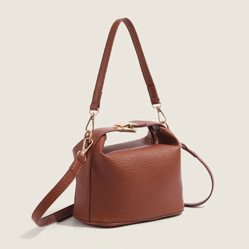 2025 Must-Have Textured PU Mini Box Shoulder Crossbody Bag for Women Designer Style Vintage Chic Bucket-Style Purse
2025 Must-Have Textured PU Mini Box Shoulder Crossbody Bag for Women Designer Style Vintage Chic Bucket-Style Purse