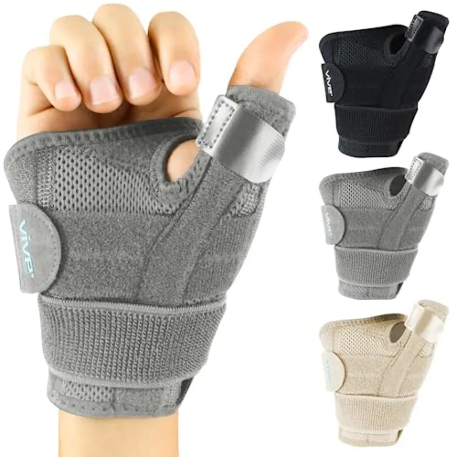 Thumb and Wrist Brace for Right or Left Hand - Spica Splint Brace for Carpal Tunnel, Tendonitis, and Arthritis in Hands or Fing
Thumb and Wrist Brace for Right or Left Hand - Spica Splint Brace for Carpal Tunnel, Tendonitis, and Arthritis in Hands or Fing