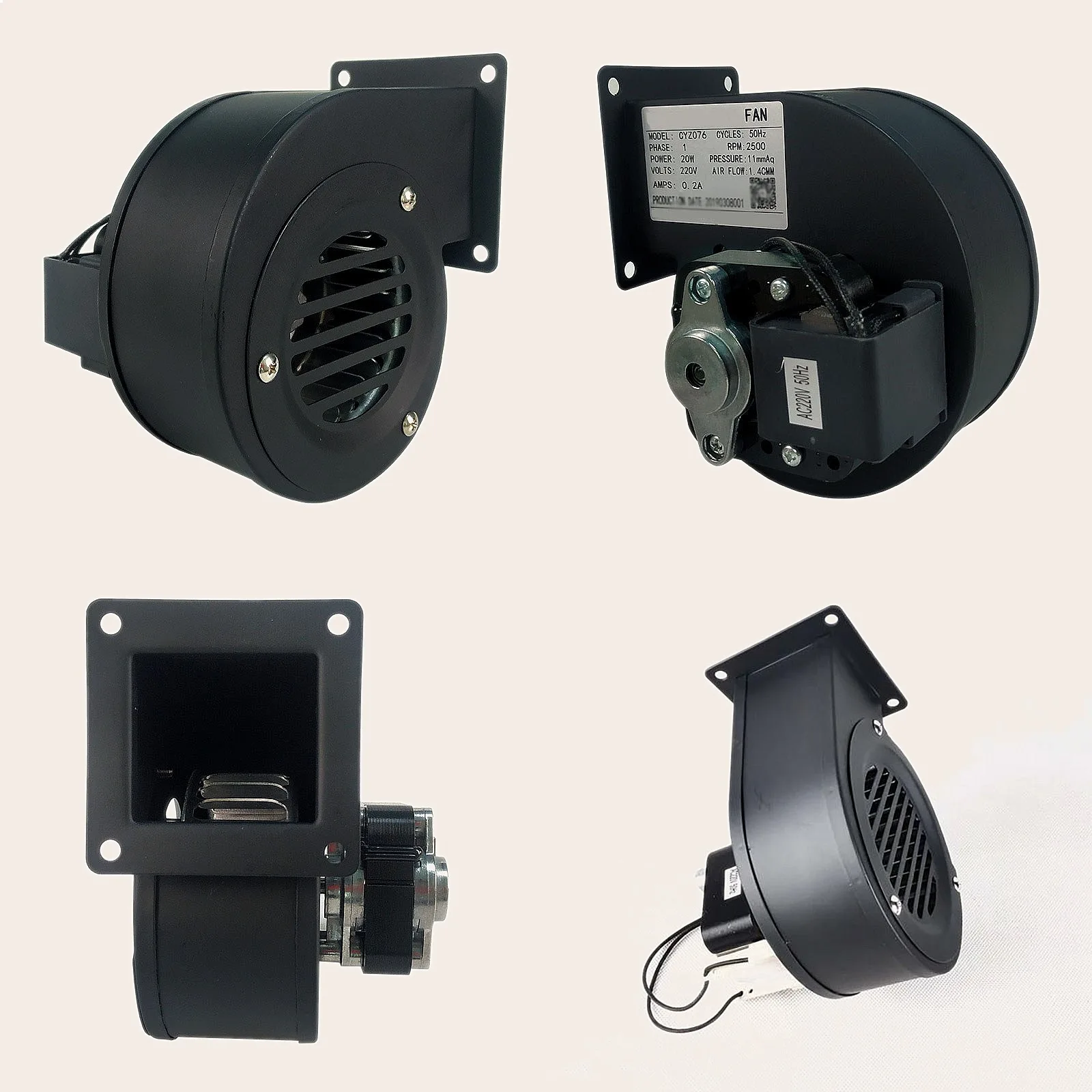 Small Centrifugal Low Noise Shaded Pole Blower 220V 20W Metal Iron Shell Ventilator
Small Centrifugal Low Noise Shaded Pole Blower 220V 20W Metal Iron Shell Ventilator
