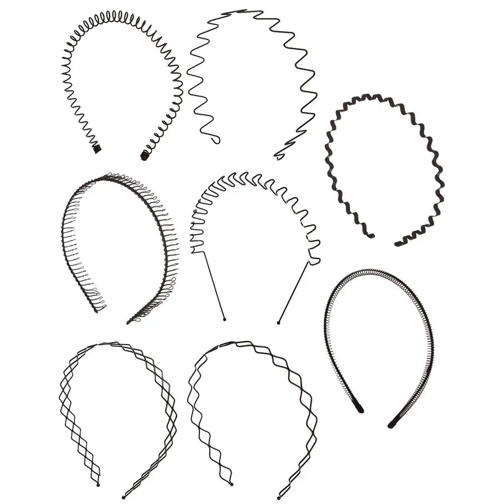 8 Pcs Hair Hoops Durable Alloy Lightweight Comfortable Face Washing Spa Slicked Back Unisex Hair Hoop Unisex
8 Pcs Hair Hoops Durable Alloy Lightweight Comfortable Face Washing Spa Slicked Back Unisex Hair Hoop Unisex