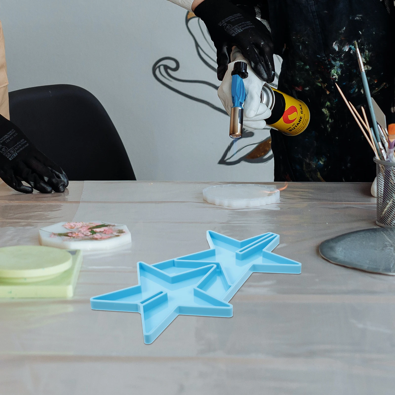 Pentagram Mold Unique Silicone Molds Crystal Star for Crafts Silica Gel Moulds Casting
Pentagram Mold Unique Silicone Molds Crystal Star for Crafts Silica Gel Moulds Casting