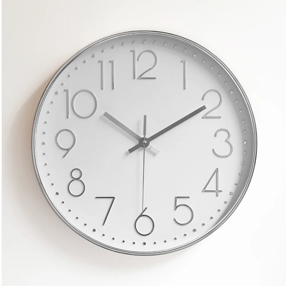 Plastic Living Room Digital Clock Decorative Home Quartz Clock Modern Wall Clock Fashion Hanging Timer (Silver Without )
Plastic Living Room Digital Clock Decorative Home Quartz Clock Modern Wall Clock Fashion Hanging Timer (Silver Without )