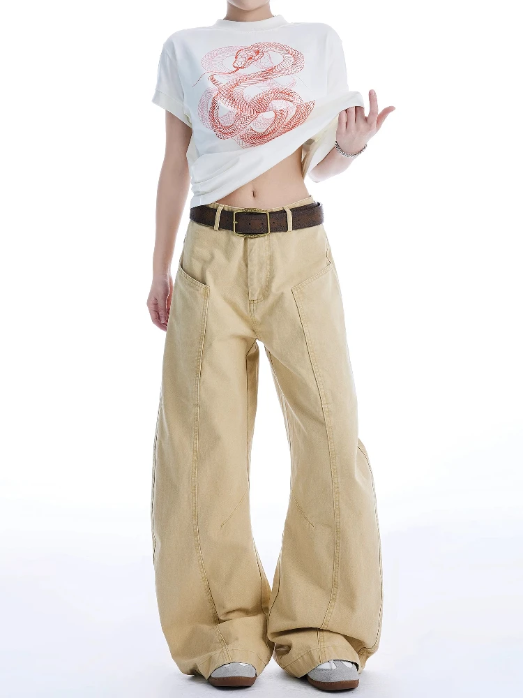 American Retro Patchwork Deconstructed Design Sense Knife Work Pants Loose Wide Leg Long Trousers for Men And Women
American Retro Patchwork Deconstructed Design Sense Knife Work Pants Loose Wide Leg Long Trousers for Men And Women