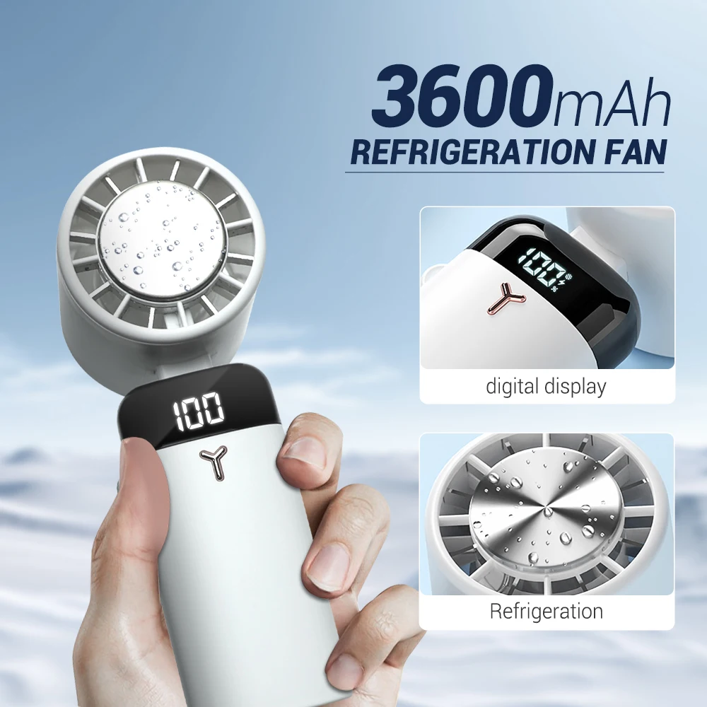 3600mAh Handheld Fan Rechargeable Desktop Electric Fan 3 Modes Foldable Neck Hanging Cooling Ventilador Fan Travel Wedding Gift
3600mAh Handheld Fan Rechargeable Desktop Electric Fan 3 Modes Foldable Neck Hanging Cooling Ventilador Fan Travel Wedding Gift