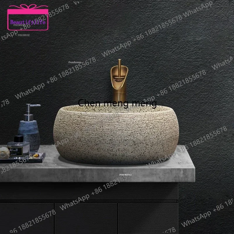 YL Modern Countertop Basin Vintage Bathroom Sinks Luxury Home Square Bathroom Washbasin Kitchen Sink Simple Ceramic Oval Washbas
YL Modern Countertop Basin Vintage Bathroom Sinks Luxury Home Square Bathroom Washbasin Kitchen Sink Simple Ceramic Oval Washbas