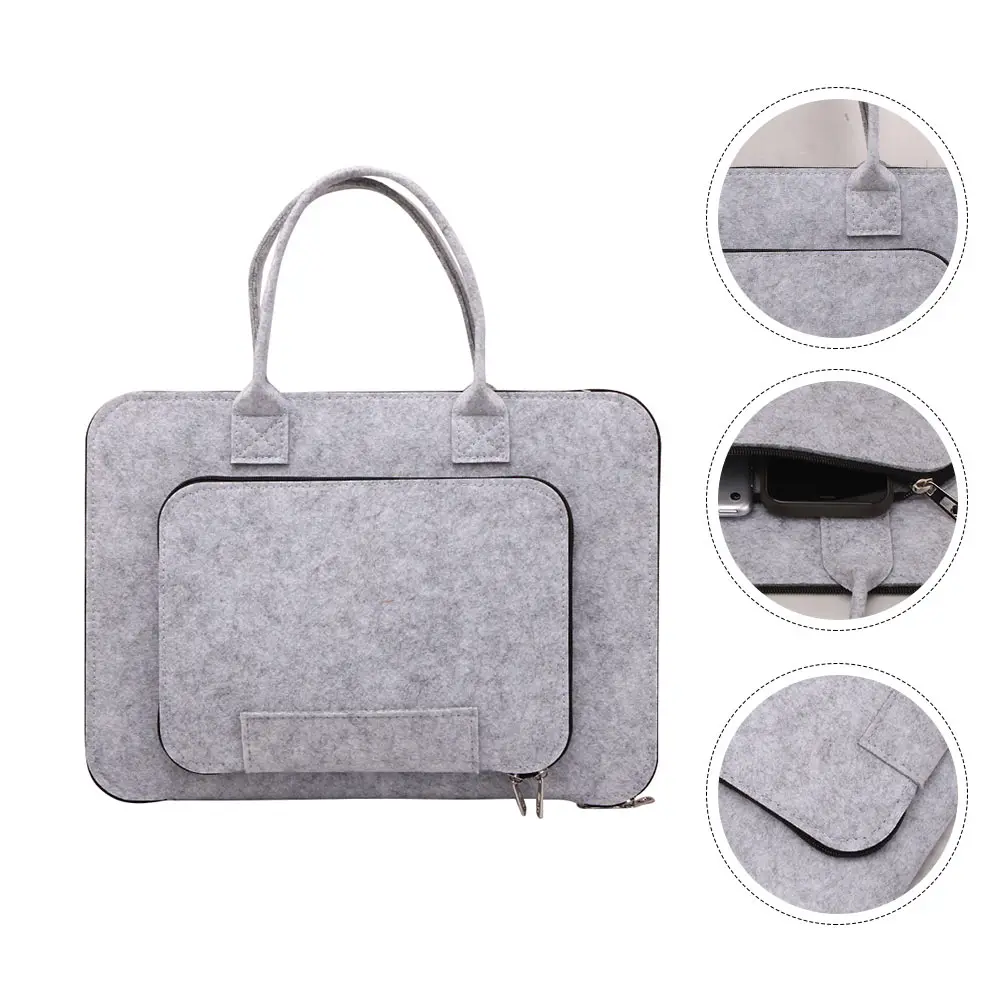 1pc Laptop Bag Light Grey Notebook Pouch Tote Business Tablet Storage Portable Ultra Thin Anti Shock Wear Resistant Dust Proof
1pc Laptop Bag Light Grey Notebook Pouch Tote Business Tablet Storage Portable Ultra Thin Anti Shock Wear Resistant Dust Proof