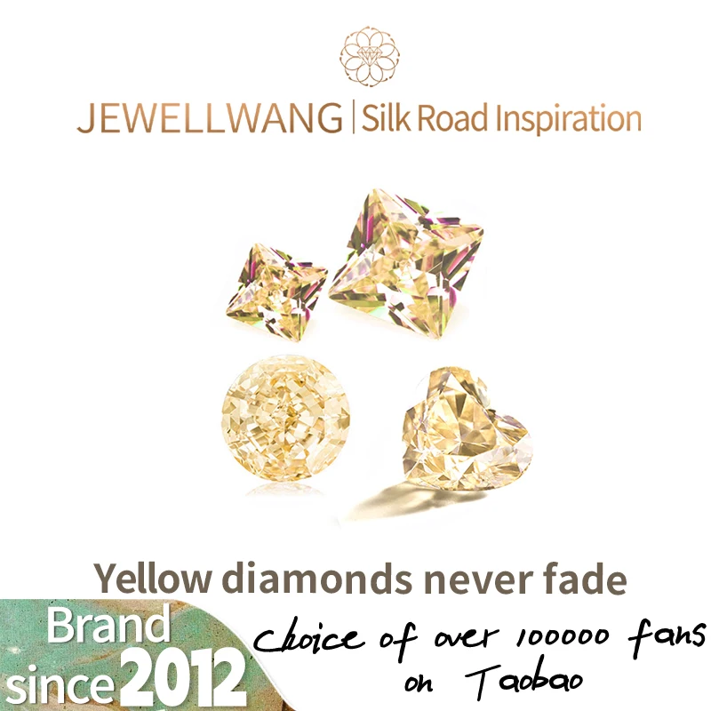 JEWELLWANG Lab Grown Yellow Lab-grown Diamond Round Irregular-shaped Yellow Diamond Loose Synthetic Custom Diamonds Ring Pendant
JEWELLWANG Lab Grown Yellow Lab-grown Diamond Round Irregular-shaped Yellow Diamond Loose Synthetic Custom Diamonds Ring Pendant