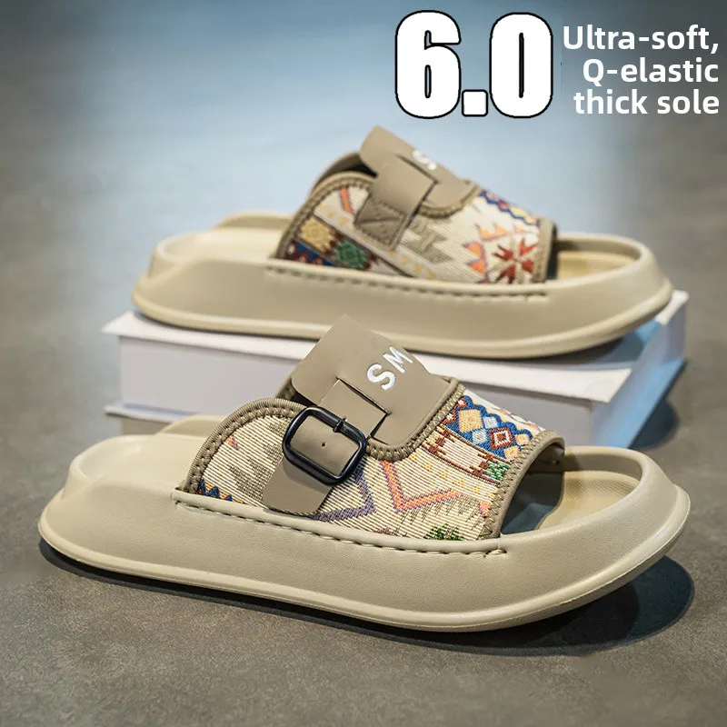 Men's Summer Fashion Sandals Anti-Slip Soft Bottom Flat Slippers Beach Wear Comfortable Thick Heel Rubber Sole Sports Casual
Men's Summer Fashion Sandals Anti-Slip Soft Bottom Flat Slippers Beach Wear Comfortable Thick Heel Rubber Sole Sports Casual