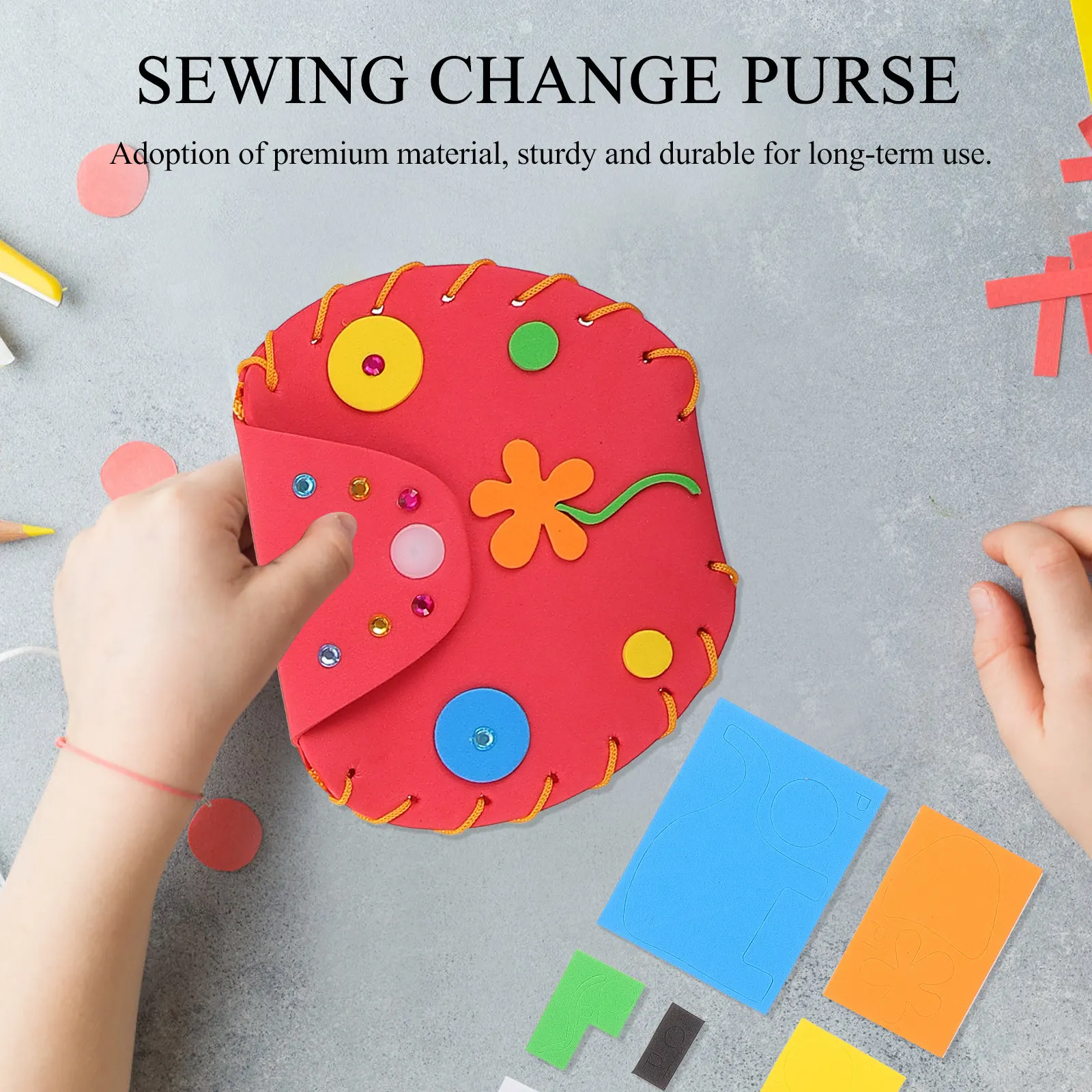 5 set Sewing Kits DIY Wallets H made Coin Purses Mini Tote Bags Eva Material Kids Projects Sturdy Cartoon Storage Solution ID
5 set Sewing Kits DIY Wallets H made Coin Purses Mini Tote Bags Eva Material Kids Projects Sturdy Cartoon Storage Solution ID