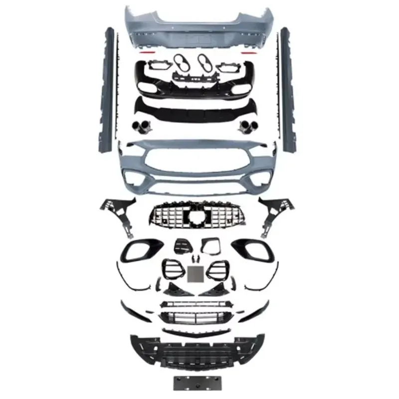 CLA45 Style Car PP ABS Front Lip Rear Diffuser Side Skirt Vents Spoiler Body Kit For CLA W118 Normal 2019-2023
CLA45 Style Car PP ABS Front Lip Rear Diffuser Side Skirt Vents Spoiler Body Kit For CLA W118 Normal 2019-2023