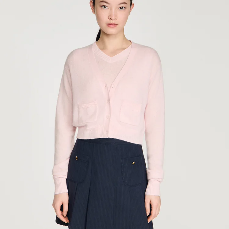 Loose Knitted V-ne Single Button ket Women's Sweater Spring New Year Series French Sle Long Sve Commute Wear
Loose Knitted V-ne Single Button ket Women's Sweater Spring New Year Series French Sle Long Sve Commute Wear