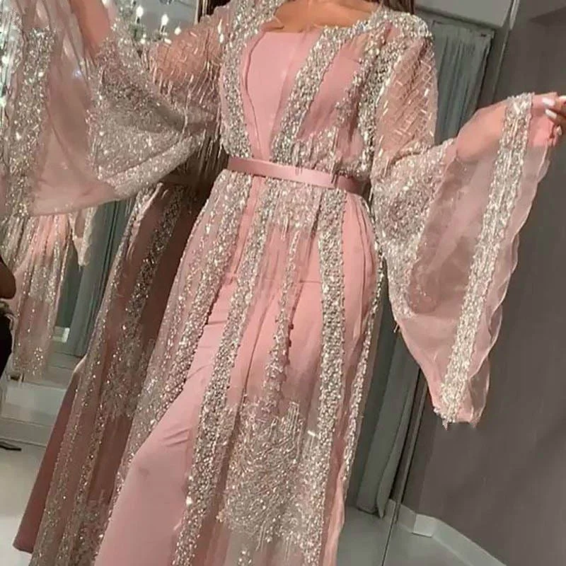 2 Pices African Luxury Femme Kimono Kaftan Robe Dubai Islam Hijab Muslim Dress Abaya Caftan Marocain Qatar Oman Turkey Clothing
2 Pices African Luxury Femme Kimono Kaftan Robe Dubai Islam Hijab Muslim Dress Abaya Caftan Marocain Qatar Oman Turkey Clothing