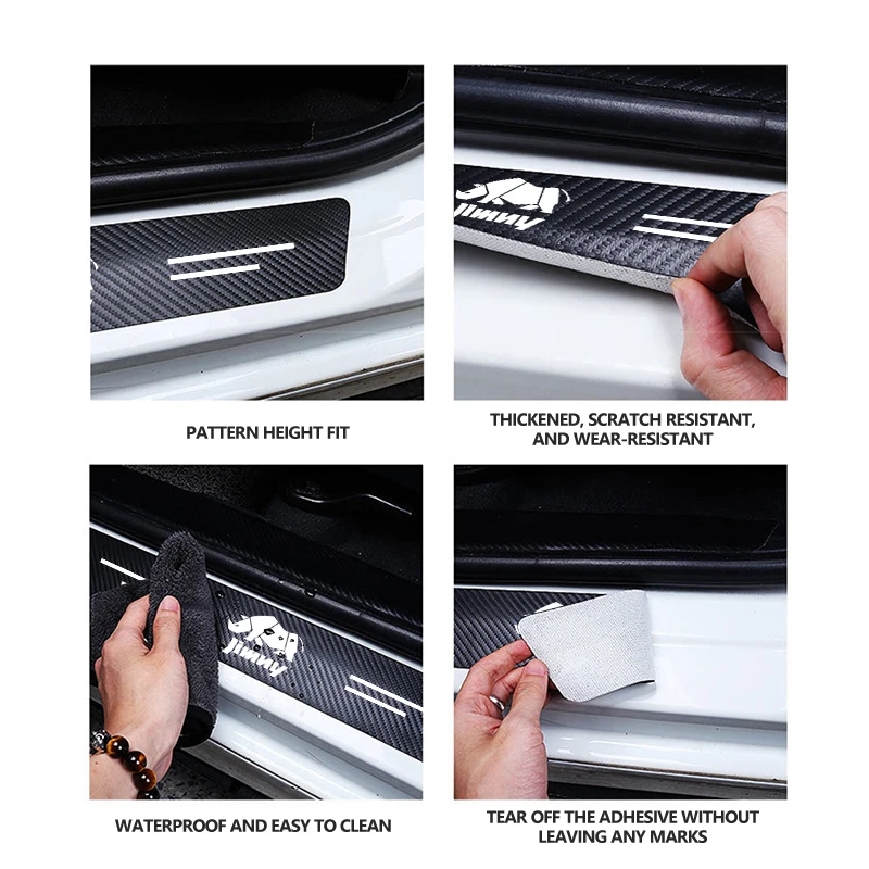 Carbon Fiber Car Door Sill Protection Sticker For Suzuki Grand Vitara Jimny SX4 Alto Ignis Baleno Ertiga
Carbon Fiber Car Door Sill Protection Sticker For Suzuki Grand Vitara Jimny SX4 Alto Ignis Baleno Ertiga