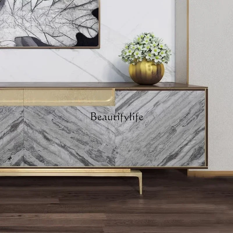 110*Light luxury American solid wood marble pattern TV cabinet, postmodern living room decoration film and television
110*Light luxury American solid wood marble pattern TV cabinet, postmodern living room decoration film and television