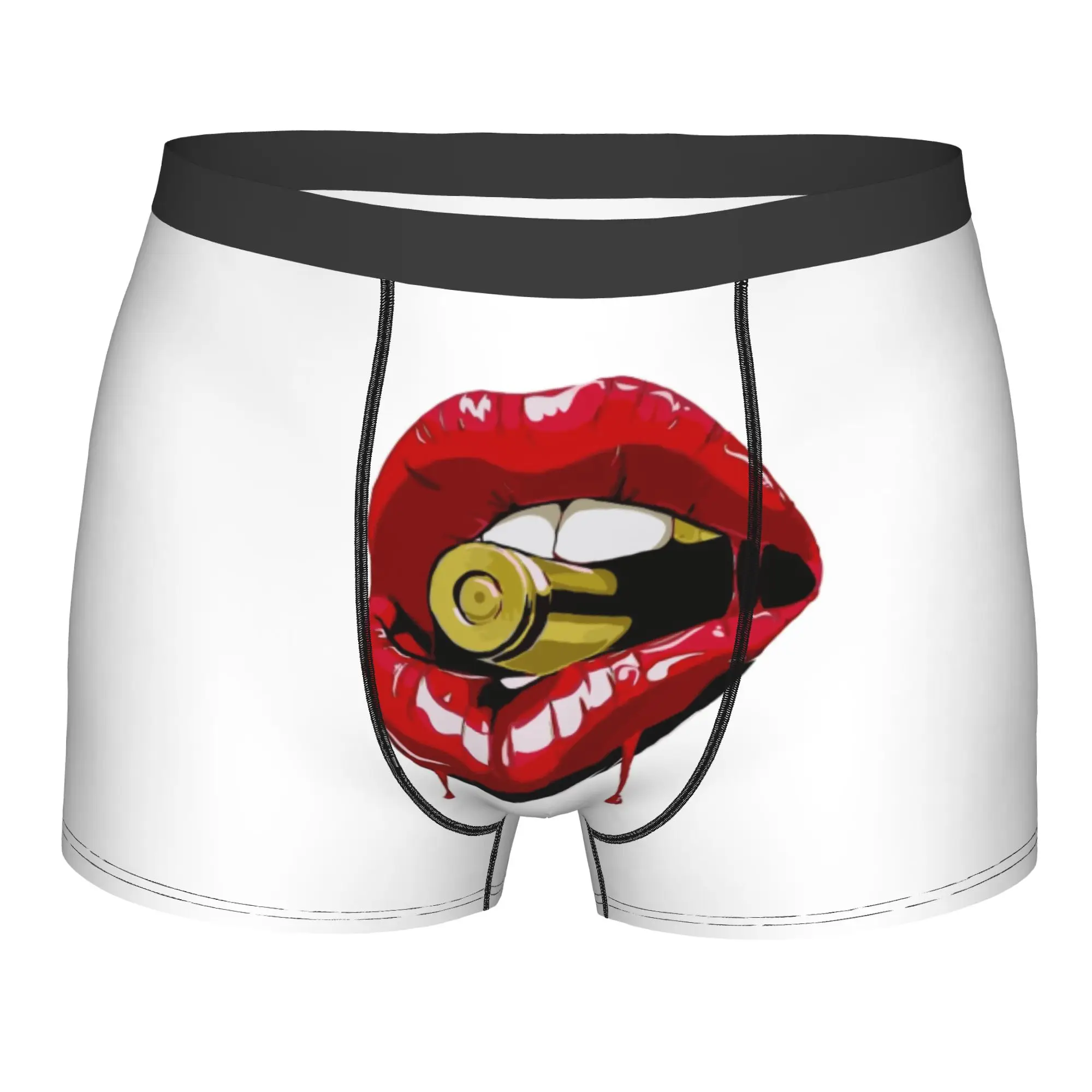 Custom Red Lips with Bullet Boxer Shorts For Men 3D Printed Fashion Sexy Women Underwear Panties Briefs Breathable Underpants
Custom Red Lips with Bullet Boxer Shorts For Men 3D Printed Fashion Sexy Women Underwear Panties Briefs Breathable Underpants